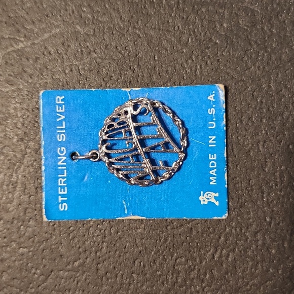 Vintage Sterling Silver Niagara Falls Bracelet Charm - Picture 1 of 3